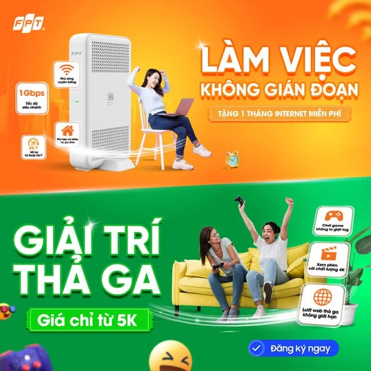Ở Trọ Mạng Yếu- Sinh Viên Đà Lạt Đã Có Giải Pháp – Gói Giga Net FPT